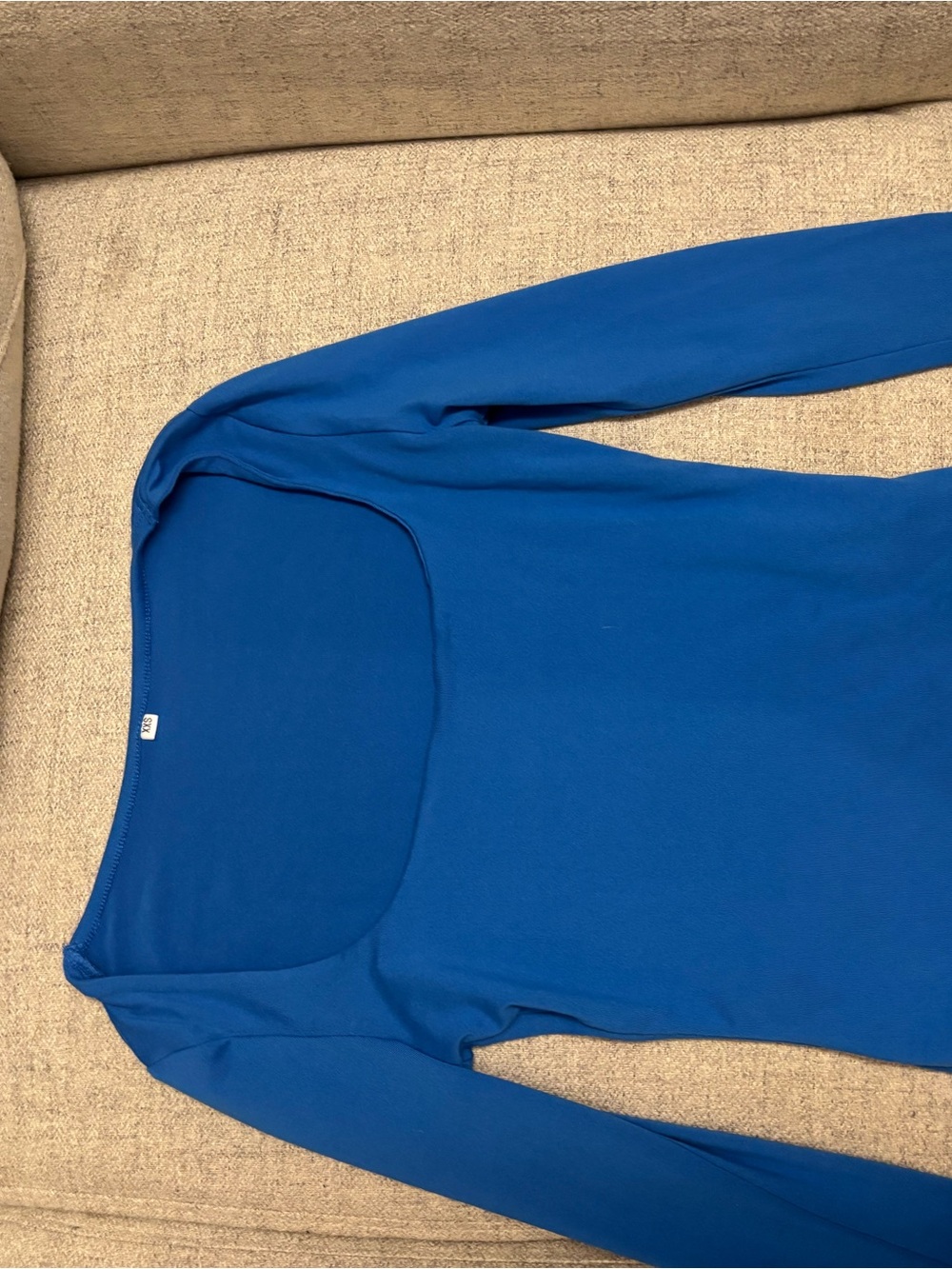 Target Royal Blue Long Sleeve Scoop Neck Tee